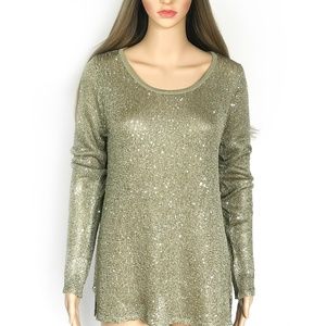 New. Kenar Top w Long Sleeve & Sequin
